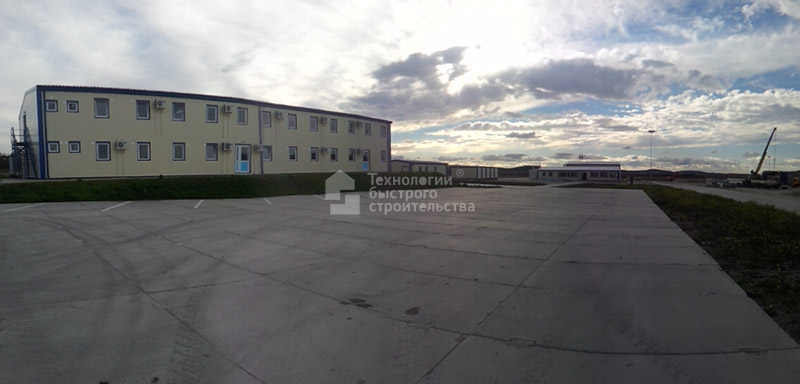 Фото процесса строительства